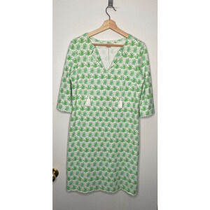 Persifor Palm Print Resort Dress – Women’s Size Large - Travel - Cruise - Beach